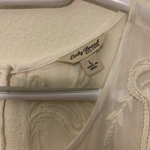 Tank top, sheer/lace